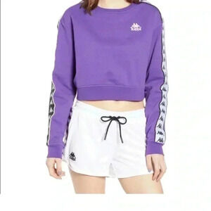 • Kappa • Banda  Cropped Sweatshirt Purple Med